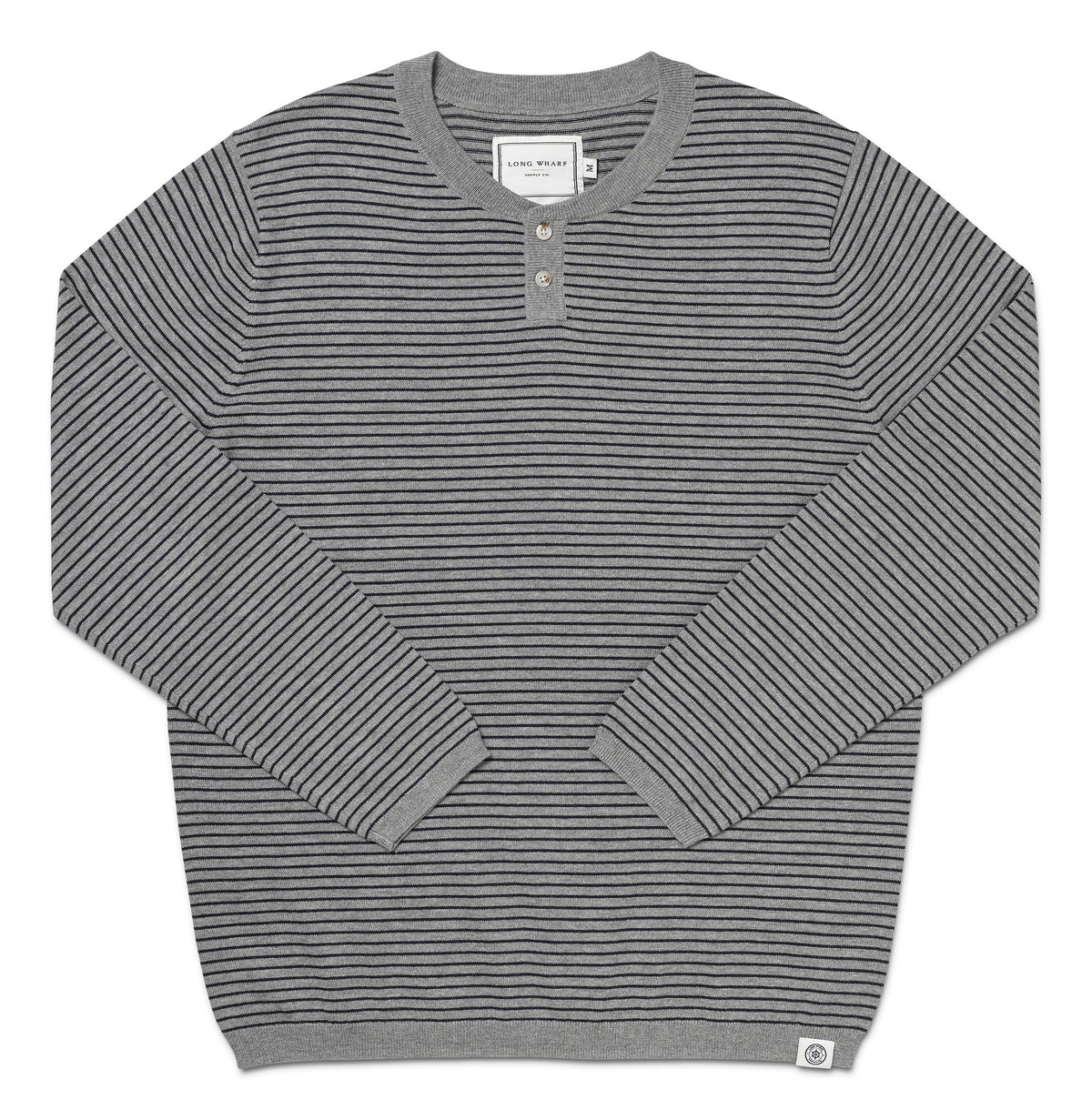 SeaWell® Striped Knit Henley