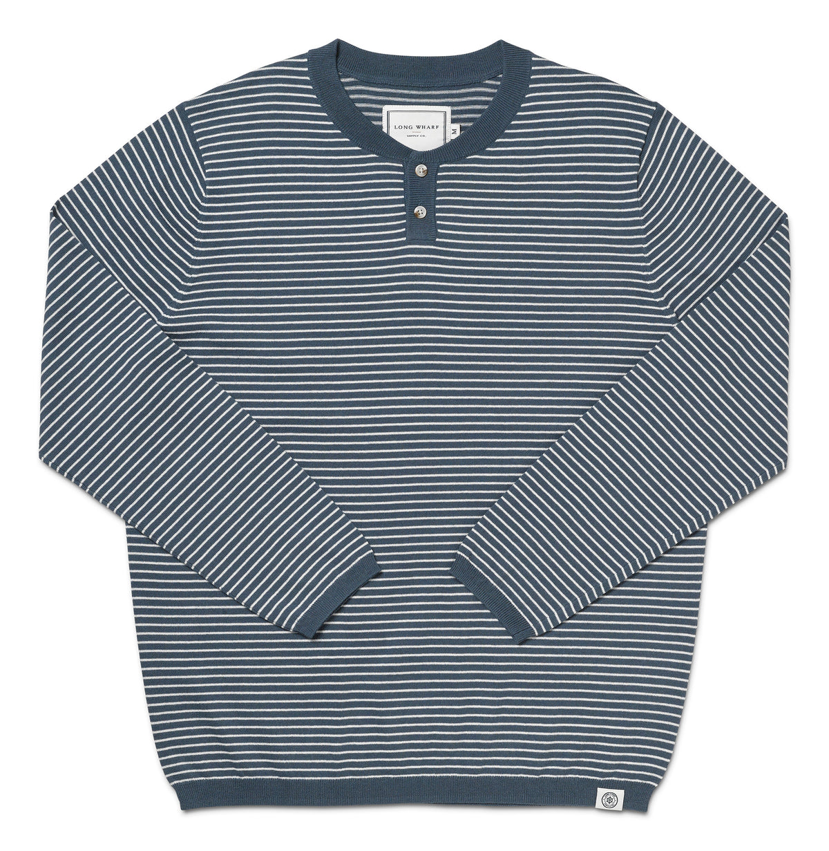 SeaWell® Striped Knit Henley