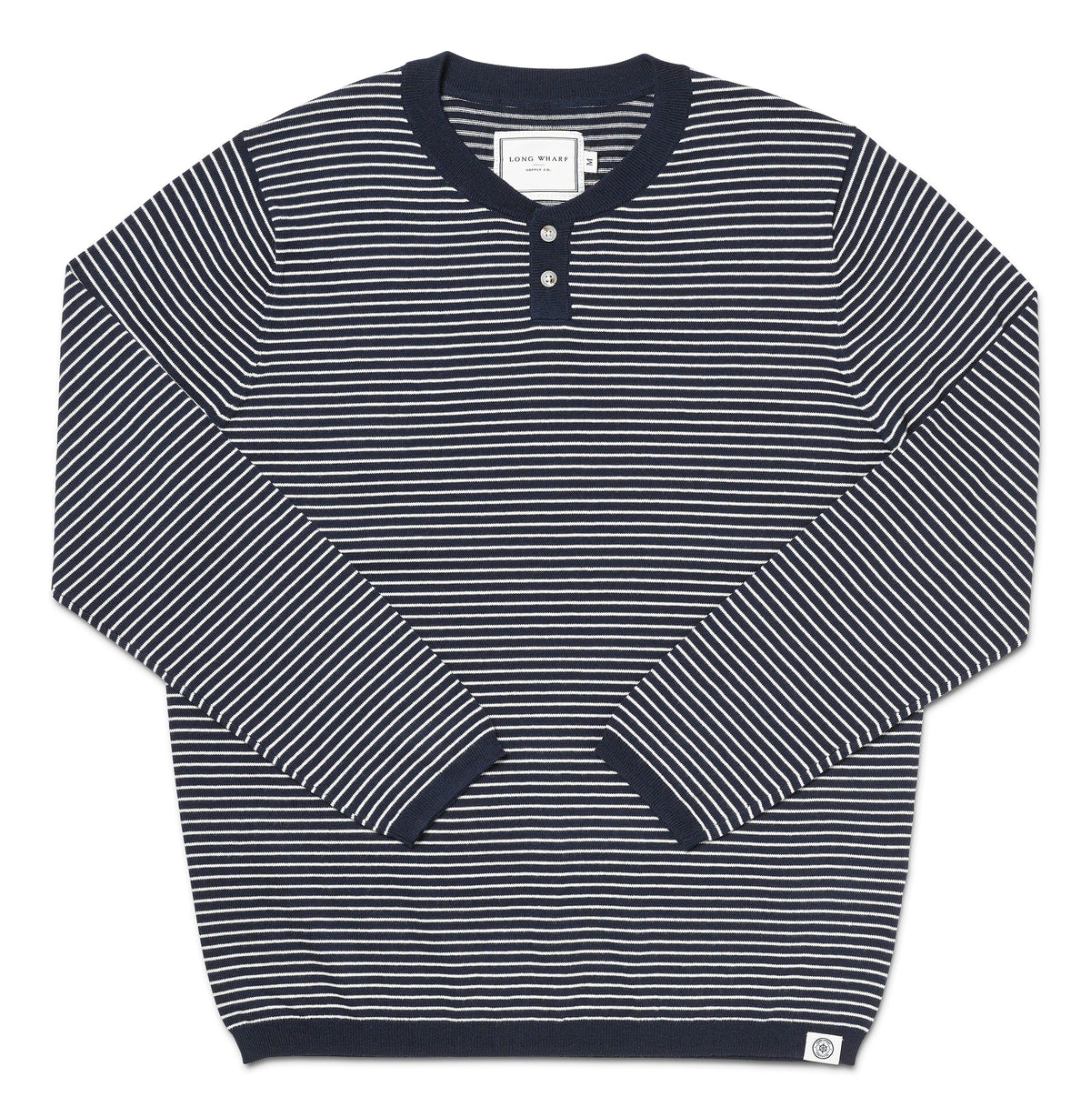 SeaWell® Striped Knit Henley