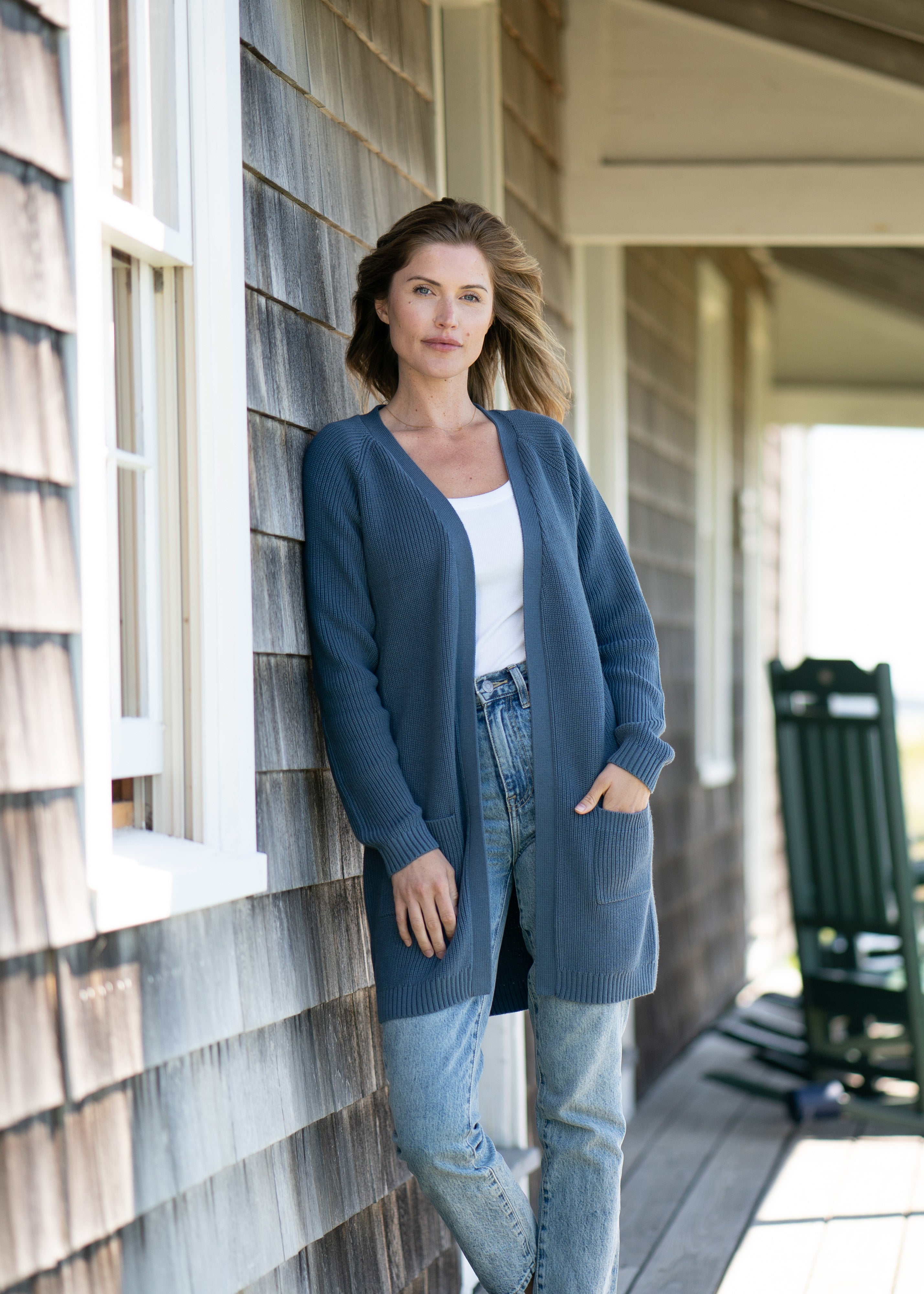 Kennebunkport SeaWell® Cardigan | Long Wharf Supply Co.