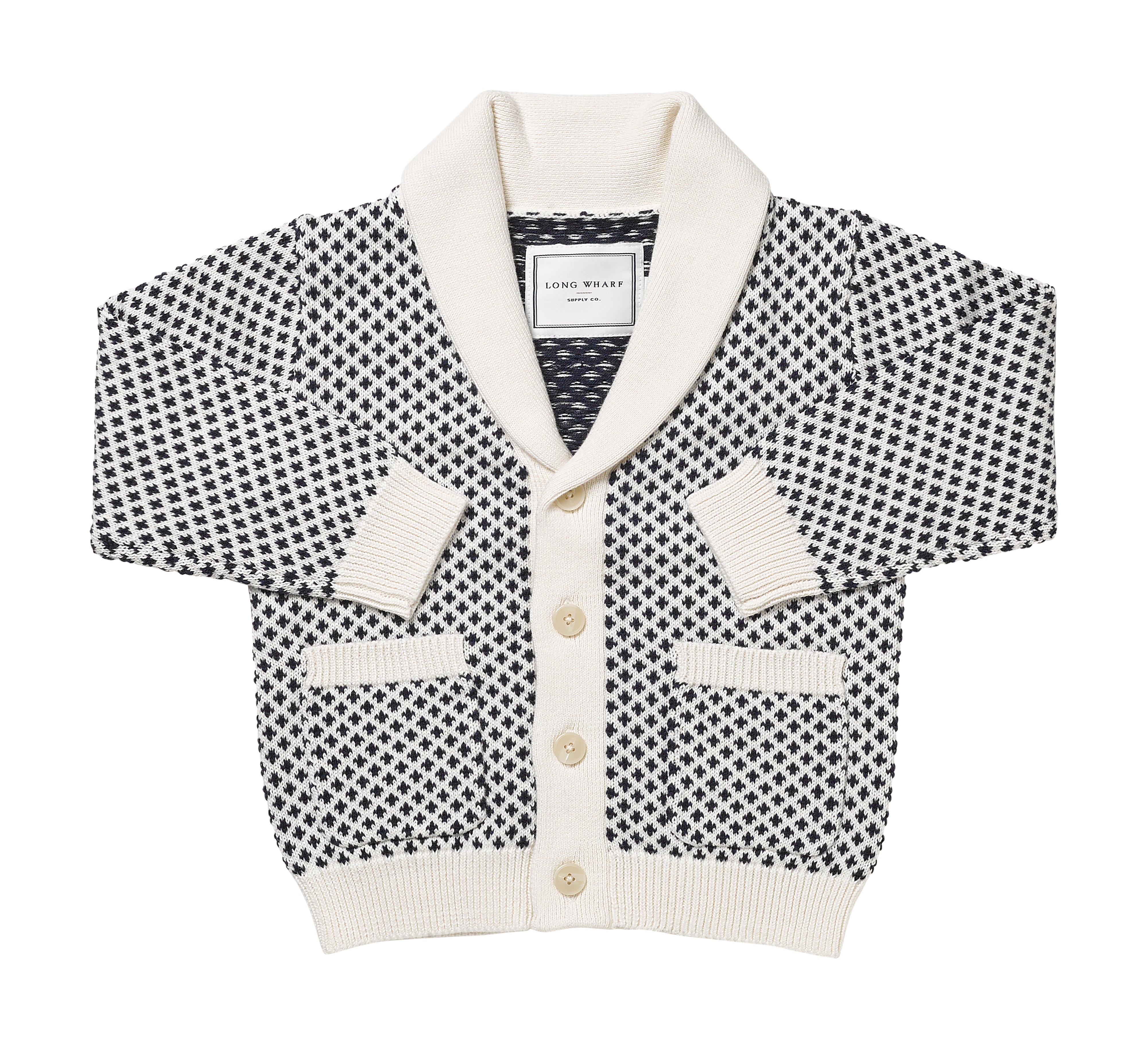 Kids Edgartown SeaWell™ Cardigan Long Wharf Supply1