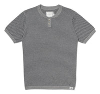 SeaWell® Striped Knit Henley Tee