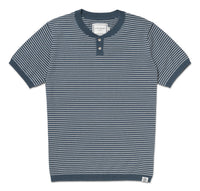 SeaWell® Striped Knit Henley Tee