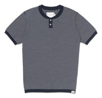 SeaWell® Striped Knit Henley Tee