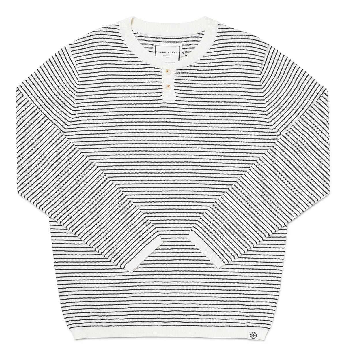 SeaWell® Striped Knit Henley