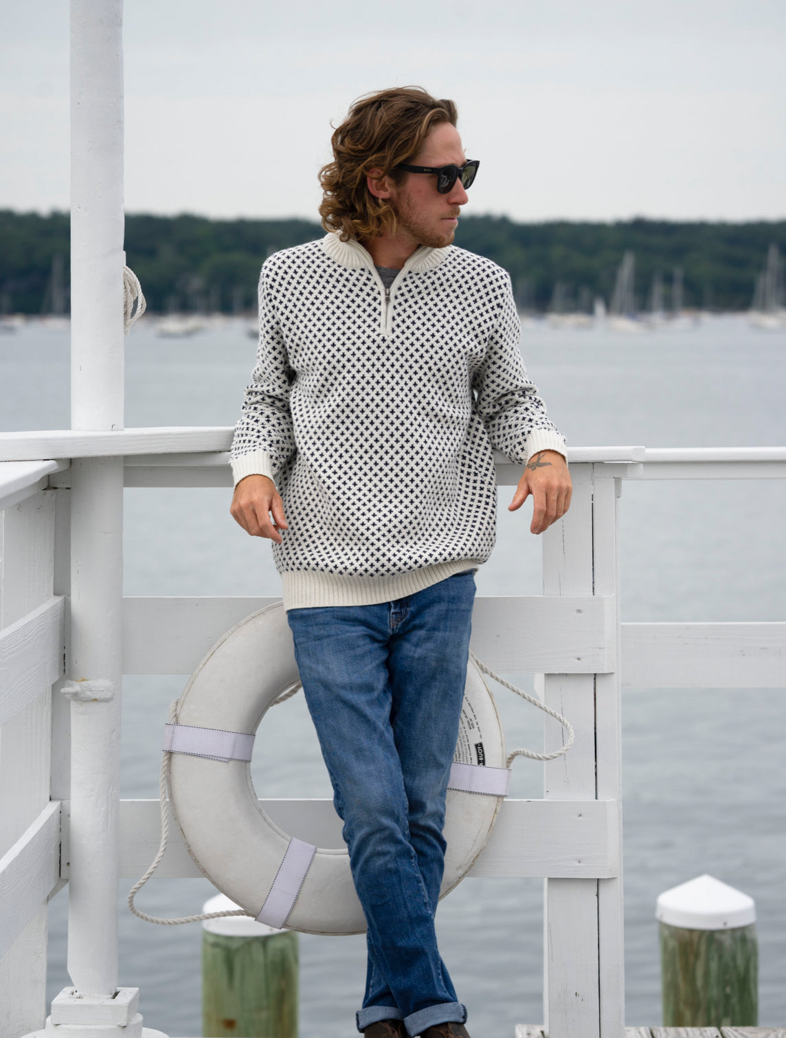 トップス CARTRIDGE SWEATER SM Heavyweight Performance Zip Mock (PH4) – XGO